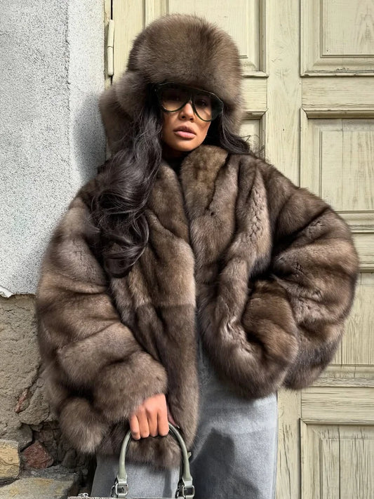 Only 10 Units Left – 2025 Women’s Exclusive Premium Fur Jacket