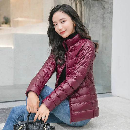 Stay Light & Warm – Women's Slim Duck Down Jacket 2025
